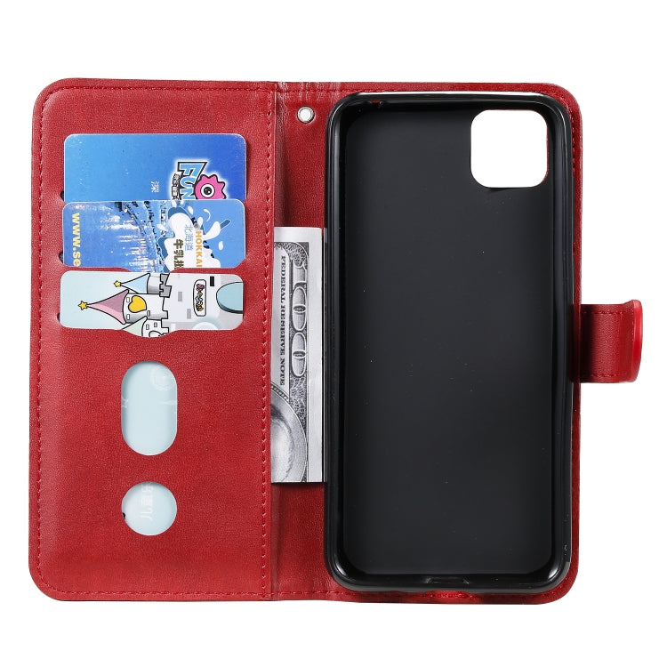 For Huawei Y5p Fashion Calf Texture Zipper Horizontal Flip Leather Case with Stand & Card Slots & Wallet Function