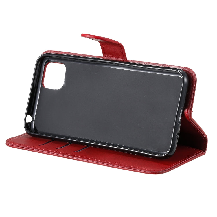 For Huawei Y5p Fashion Calf Texture Zipper Horizontal Flip Leather Case with Stand & Card Slots & Wallet Function