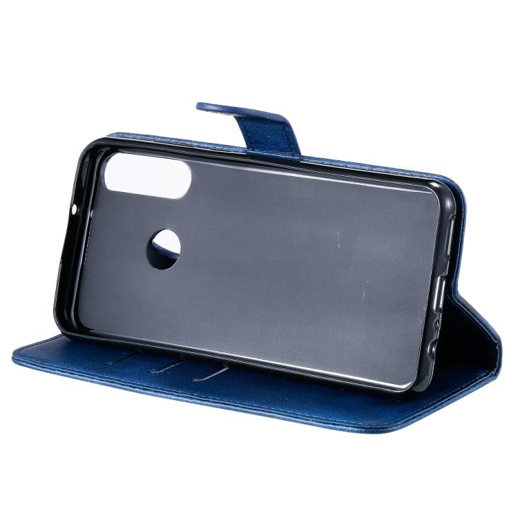 For Huawei Y6p Fashion Calf Texture Zipper Horizontal Flip Leather Case with Stand & Card Slots & Wallet Function