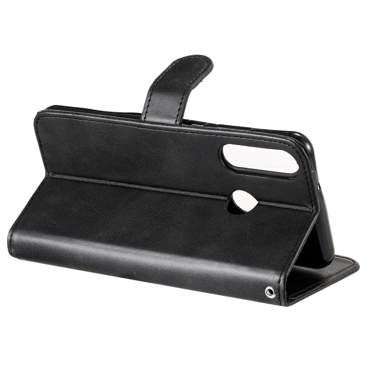 For Huawei Y6p Fashion Calf Texture Zipper Horizontal Flip Leather Case with Stand & Card Slots & Wallet Function