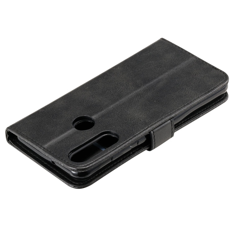 For Huawei Y6p Fashion Calf Texture Zipper Horizontal Flip Leather Case with Stand & Card Slots & Wallet Function