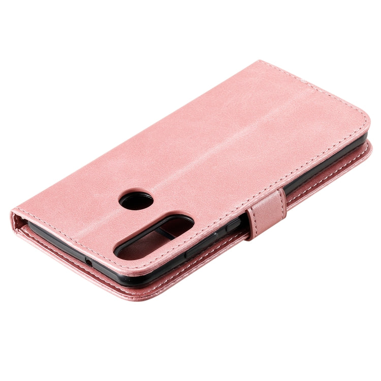 For Huawei Y6p Fashion Calf Texture Zipper Horizontal Flip Leather Case with Stand & Card Slots & Wallet Function