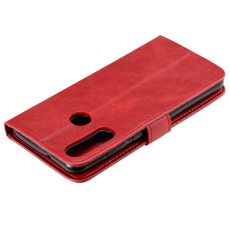 For Huawei Y6p Fashion Calf Texture Zipper Horizontal Flip Leather Case with Stand & Card Slots & Wallet Function