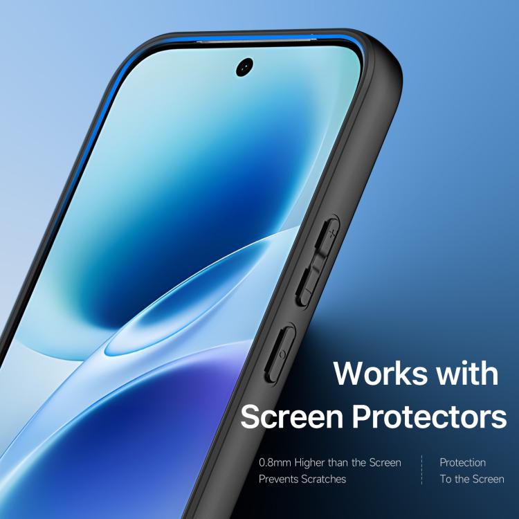 For vivo V70 / S50 5G DUX DUCIS Aimo Series TPU + PC Frosted Feel Phone Case - Black
