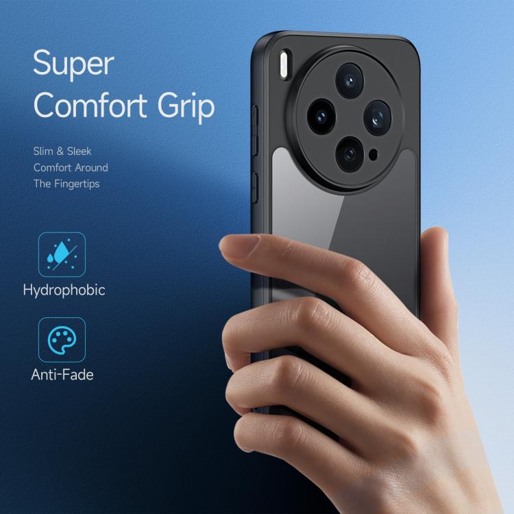 For vivo X300s DUX DUCIS Aimo Series TPU + PC Frosted Feel Phone Case - Black