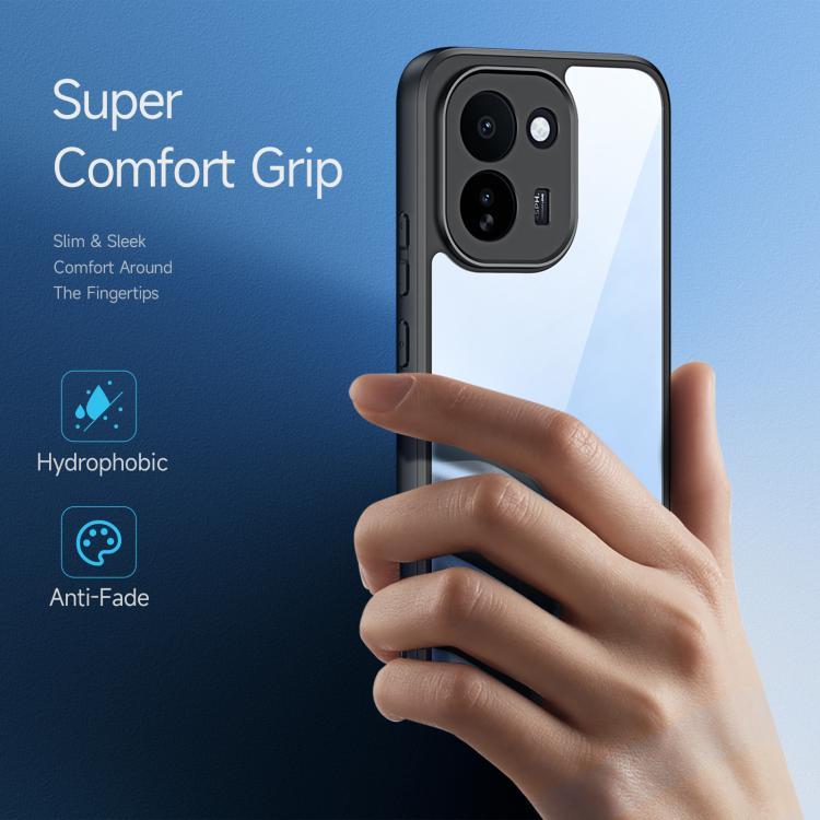 For vivo iQOO Z11 5G DUX DUCIS Aimo Series TPU + PC Frosted Feel Phone Case - Black