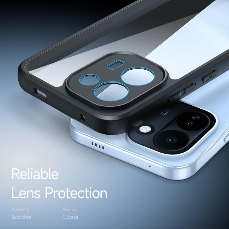 For vivo iQOO Z11 5G DUX DUCIS Aimo Series TPU + PC Frosted Feel Phone Case - Black