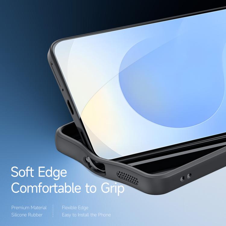 For Samsung Galaxy S25 FE 5G DUX DUCIS Aimo Mag Series TPU + PC MagSafe Frosted Feel Phone Case - Black