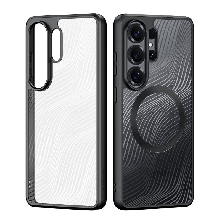 For Samsung Galaxy S26 Ultra 5G DUX DUCIS Aimo Mag Series TPU + PC MagSafe Frosted Feel Phone Case - Black