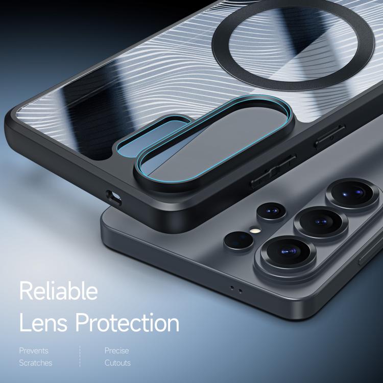 For Samsung Galaxy S26 Ultra 5G DUX DUCIS Aimo Mag Series TPU + PC MagSafe Frosted Feel Phone Case - Black