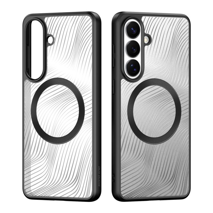 For Samsung Galaxy S26 5G DUX DUCIS Aimo Mag Series TPU + PC MagSafe Frosted Feel Phone Case - Black