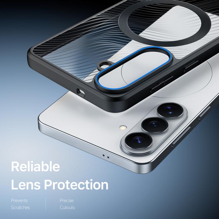 For Samsung Galaxy S26 5G DUX DUCIS Aimo Mag Series TPU + PC MagSafe Frosted Feel Phone Case - Black