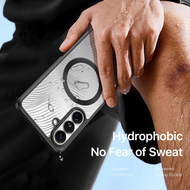 For Samsung Galaxy S26 5G DUX DUCIS Aimo Mag Series TPU + PC MagSafe Frosted Feel Phone Case - Black