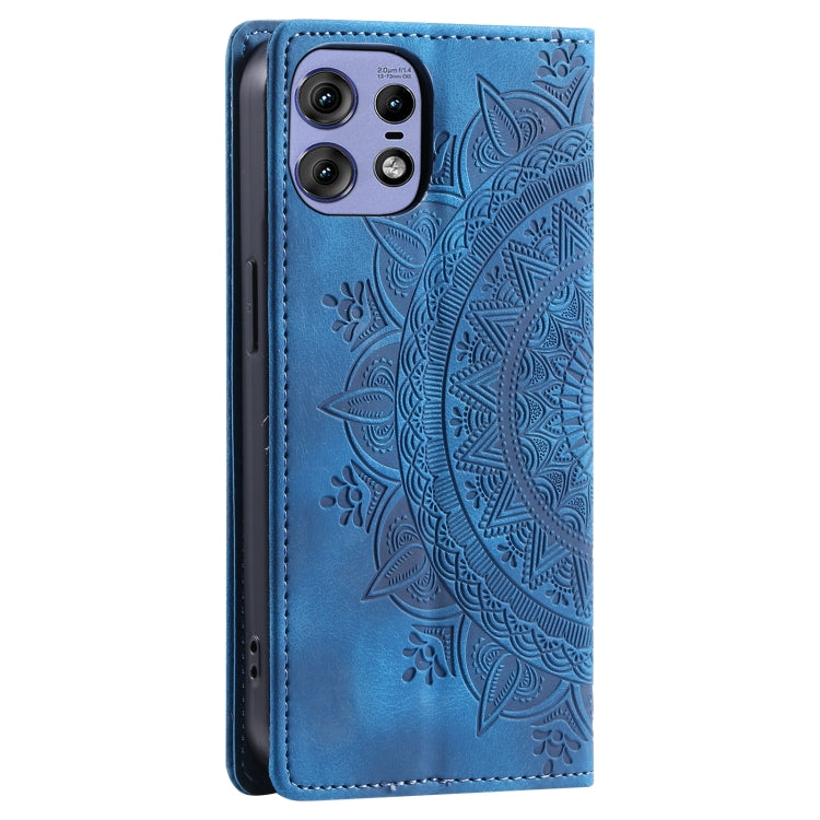 For Motorola Edge 50 Pro Totem Embossed Magnetic Leather Phone Case