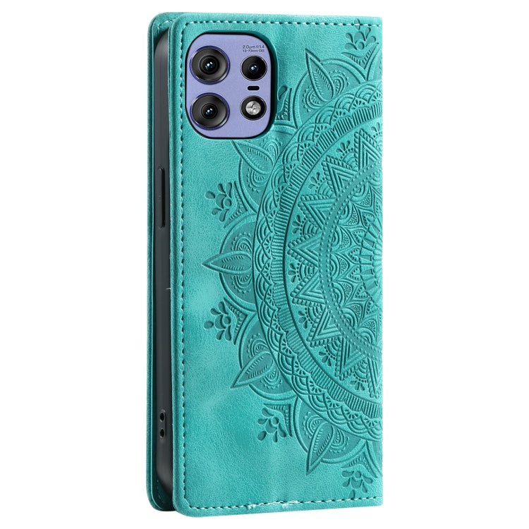 For Motorola Edge 50 Pro Totem Embossed Magnetic Leather Phone Case