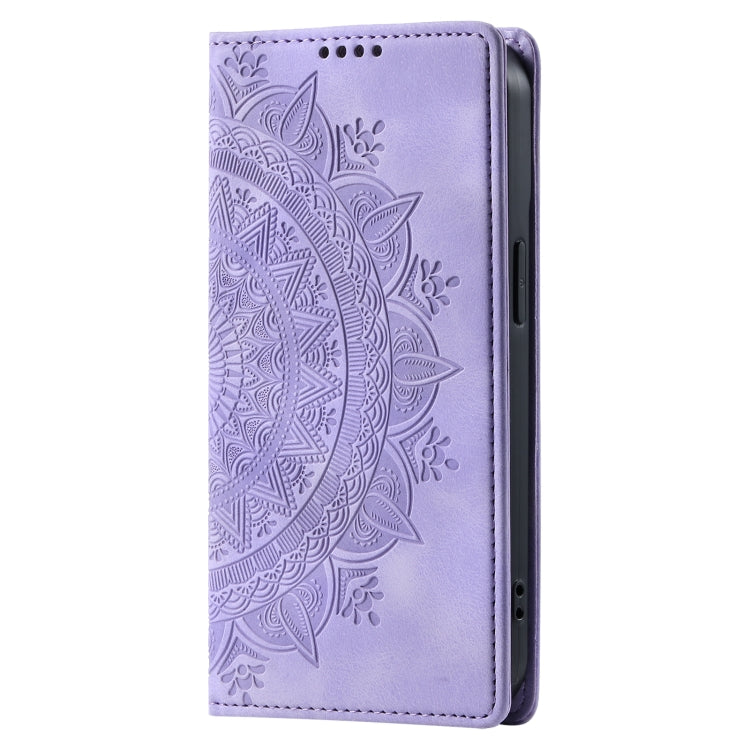 For Motorola Edge 50 Pro Totem Embossed Magnetic Leather Phone Case