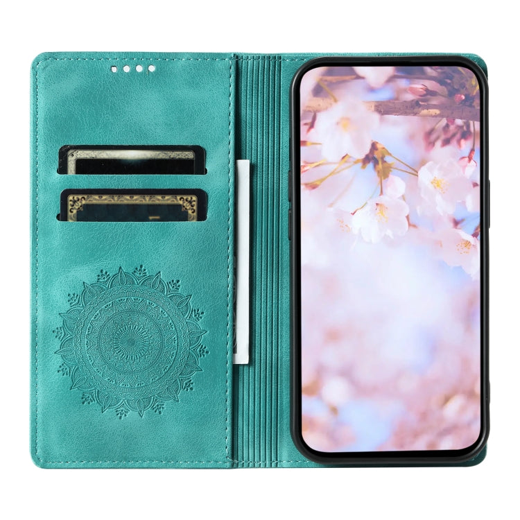 For Motorola Moto E14 Totem Embossed Magnetic Leather Phone Case