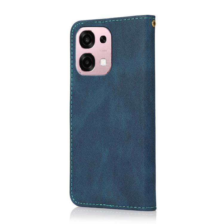 For OPPO A6 Pro 4G / 5G / F31 5G Dual-color Stitching Leather Phone Case
