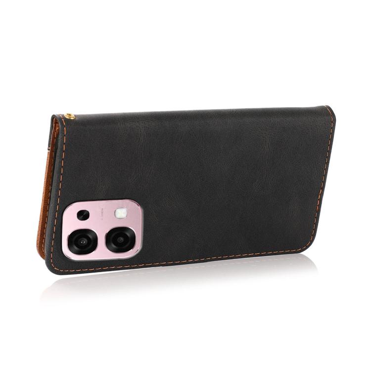 For OPPO A6 Pro 4G / 5G / F31 5G Dual-color Stitching Leather Phone Case