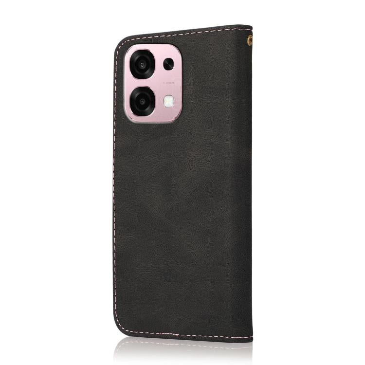 For OPPO A6 Pro 4G / 5G / F31 5G Dual-color Stitching Leather Phone Case