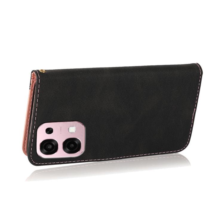 For OPPO A6 Pro 4G / 5G / F31 5G Dual-color Stitching Leather Phone Case