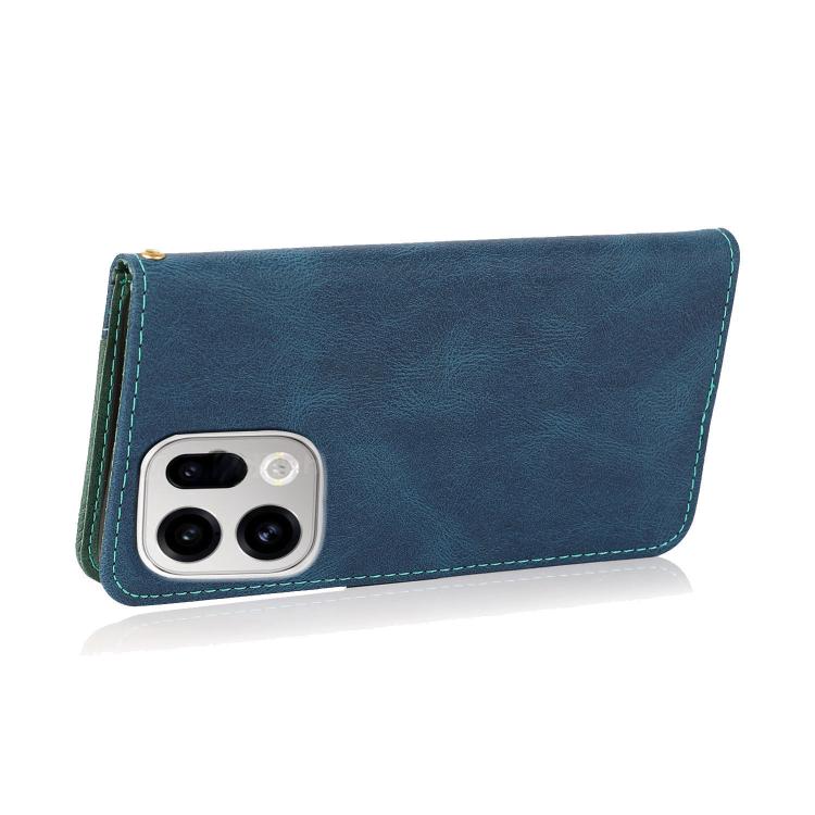 For OPPO Find X9 Dual-color Stitching Leather Phone Case