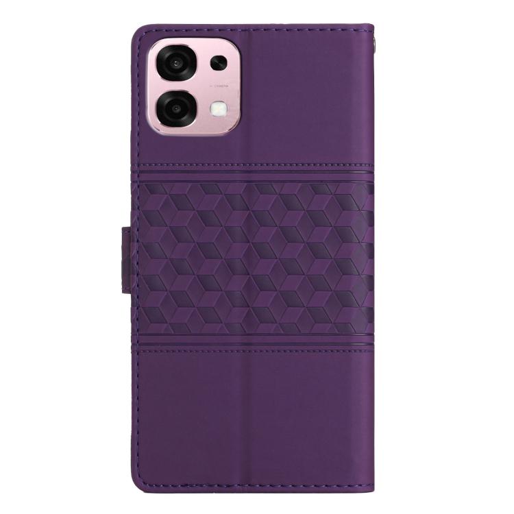 For OPPO A6 Pro 4G / 5G / F31 5G Diamond Embossed Skin Feel Leather Phone Case