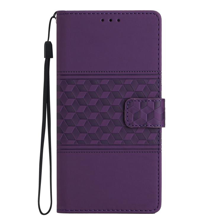 For OPPO Find X9 Pro Diamond Embossed Skin Feel Leather Phone Case