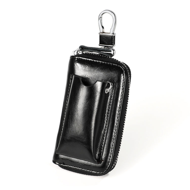 9108 Large Capacity Zipper Leather Keys Holder Bag Multi-function Wallet