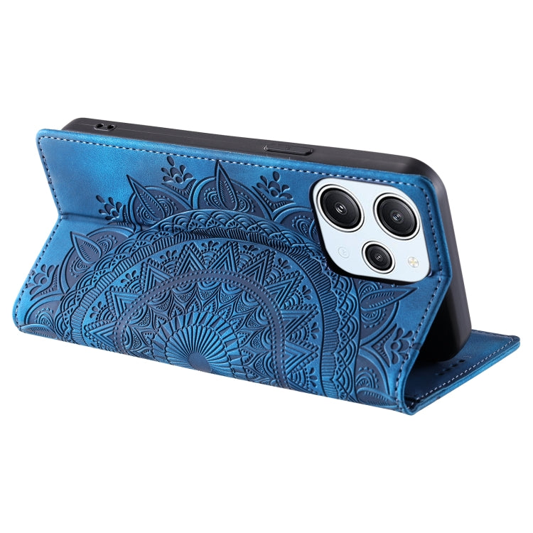 For Xiaomi Redmi 13 4G Totem Embossed Magnetic Leather Phone Case
