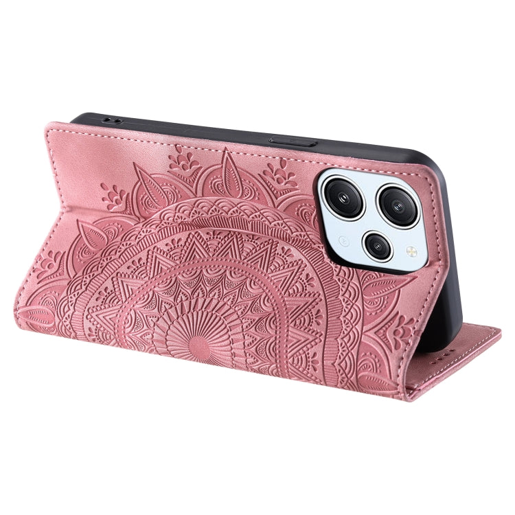 For Xiaomi Redmi 13 4G Totem Embossed Magnetic Leather Phone Case