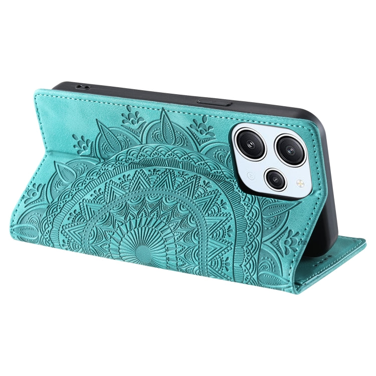 For Xiaomi Redmi 13 4G Totem Embossed Magnetic Leather Phone Case