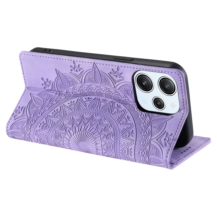 For Xiaomi Redmi 13 4G Totem Embossed Magnetic Leather Phone Case