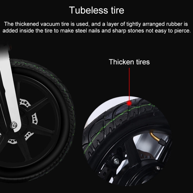 LOOKIS Foldable Electric Bicycle Small Portable Electromobile with GPS & Smart Instrument & LED Front / Tail Light & 5A Lithium Battery