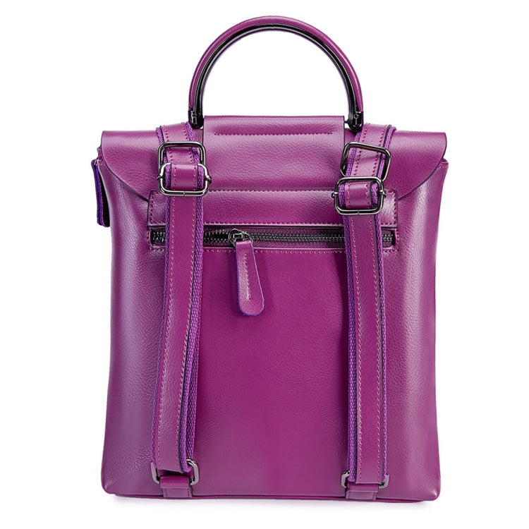 8882 Lady Leather Backpack Fashion Square Handbag
