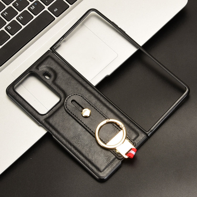 For Honor Magic VS3 Wristband Leather Back Phone Case