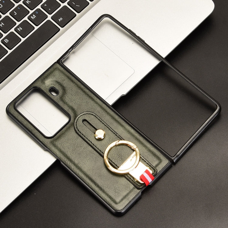 For Honor Magic VS3 Wristband Leather Back Phone Case