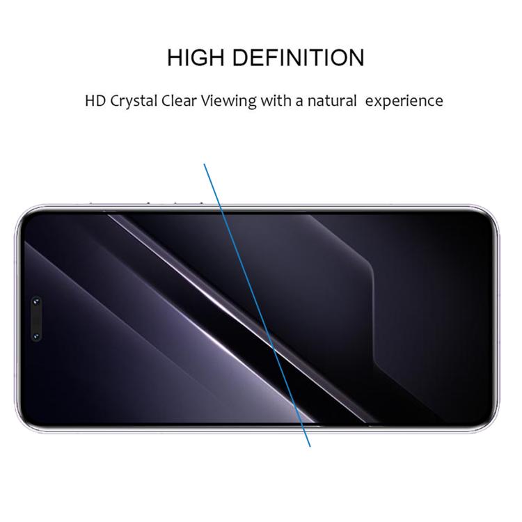 For Honor Magic7 RSR Porsche Design 9H HD 3D Curved Edge Tempered Glass Film - Black