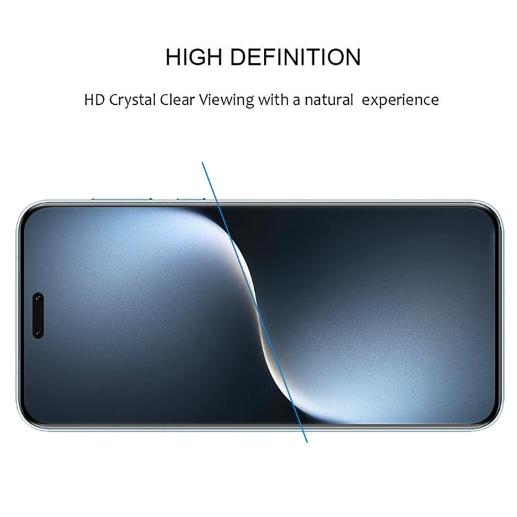 For Honor Magic7 Pro 25pcs 9H HD 3D Curved Edge Tempered Glass Film - Black