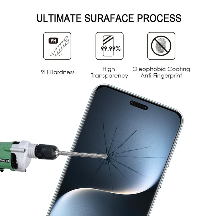 For Honor Magic7 Pro 25pcs 9H HD 3D Curved Edge Tempered Glass Film - Black