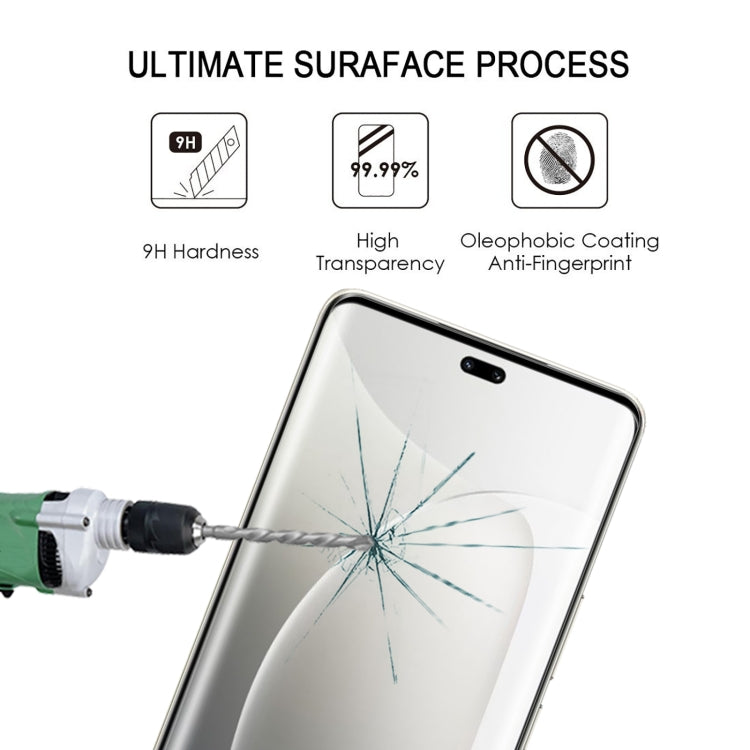 For Honor 300 Ultra 25pcs 9H HD 3D Curved Edge Tempered Glass Film - Black