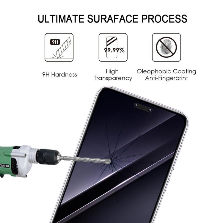 For Honor Magic7 RSR Porsche Design 25pcs 9H HD 3D Curved Edge Tempered Glass Film - Black