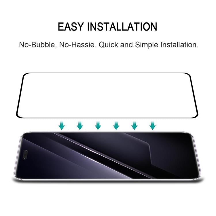 For Honor Magic7 RSR Porsche Design 25pcs 9H HD 3D Curved Edge Tempered Glass Film - Black
