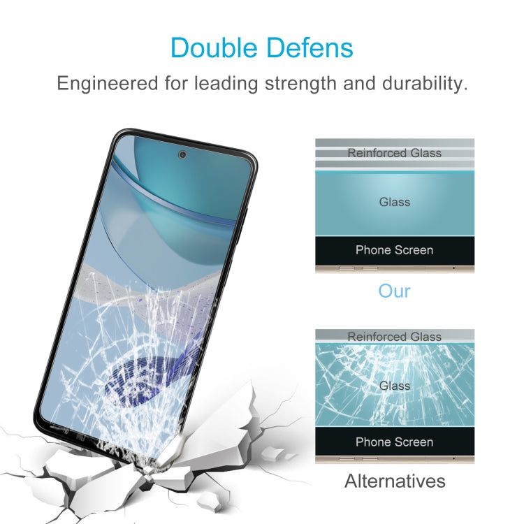 For Motorola Moto G53j 10pcs 0.26mm 9H 2.5D Tempered Glass Film