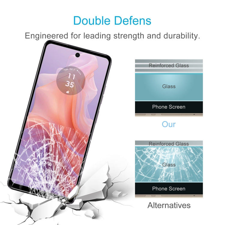 For Motorola Moto E14 10pcs 0.26mm 9H 2.5D Tempered Glass Film