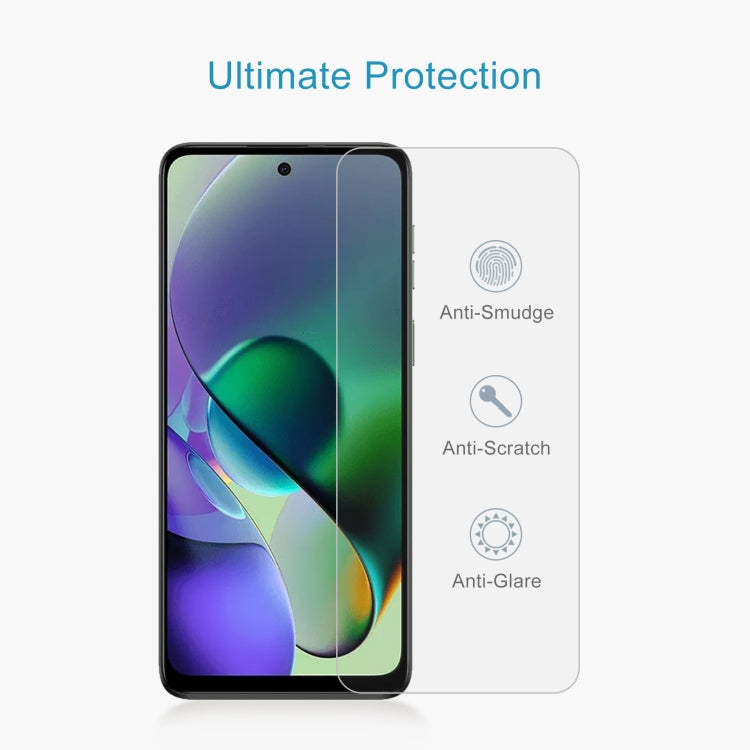 For Motorola Moto G54 Power 10pcs 0.26mm 9H 2.5D Tempered Glass Film