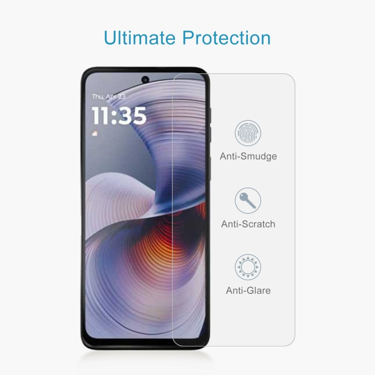 For Motorola Moto G55 10pcs 0.26mm 9H 2.5D Tempered Glass Film