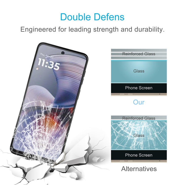 For Motorola Moto G55 10pcs 0.26mm 9H 2.5D Tempered Glass Film