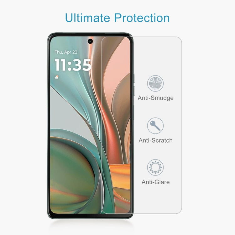 For Motorola Moto G75 5G 10pcs 0.26mm 9H 2.5D Tempered Glass Film