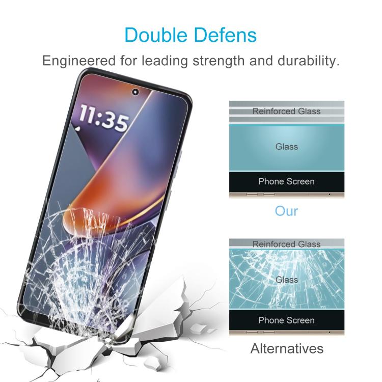 For Motorola Moto G56 5G 10pcs 0.26mm 9H 2.5D Tempered Glass Film